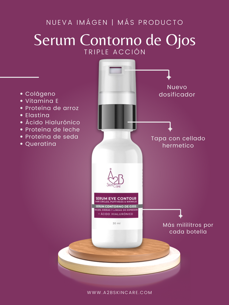 Transforma tu mirada con el Sérum Contorno de Ojos de A2B